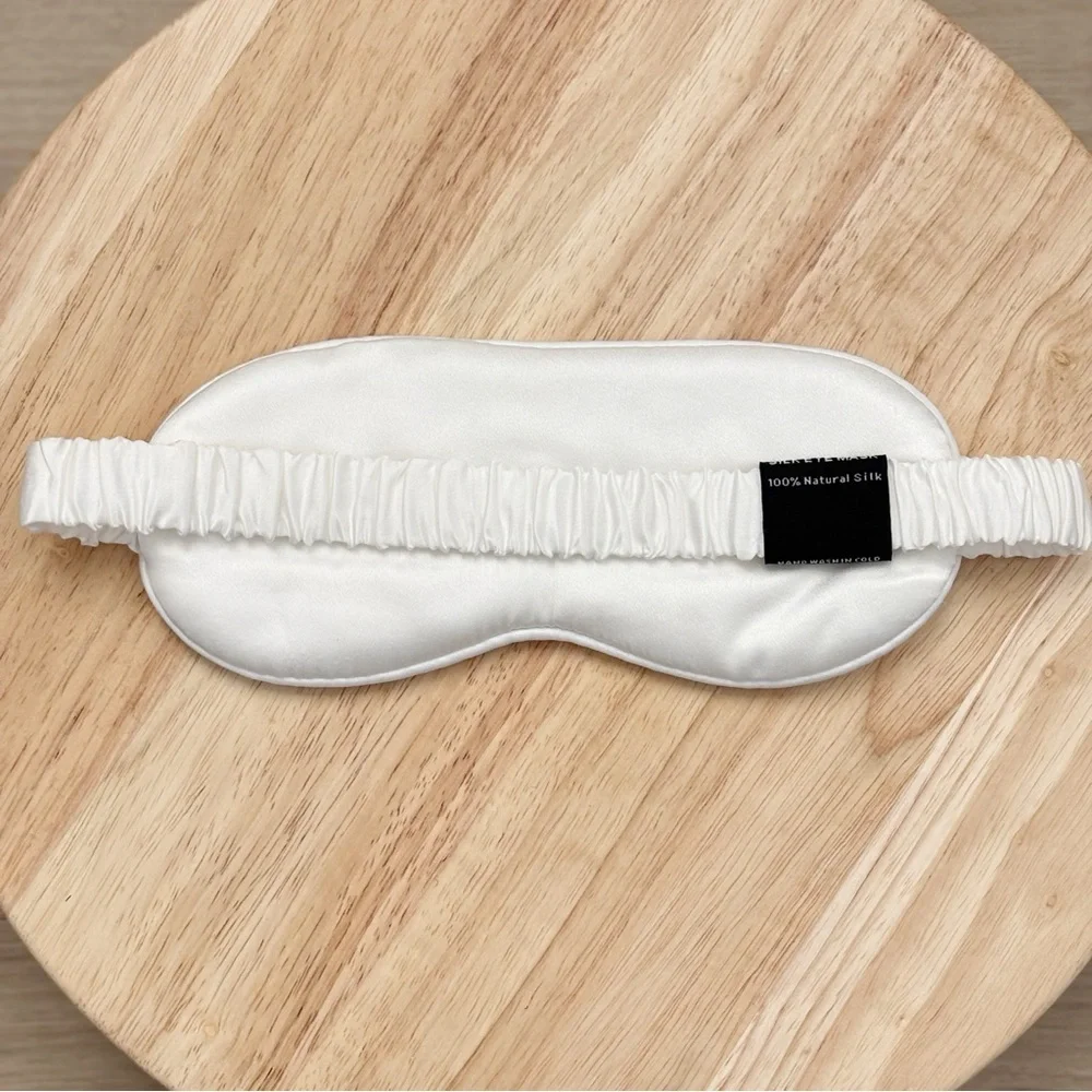 Silk Sleep Mask in White